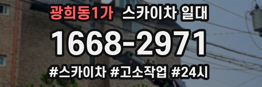 광희동1가 스카이차 일대