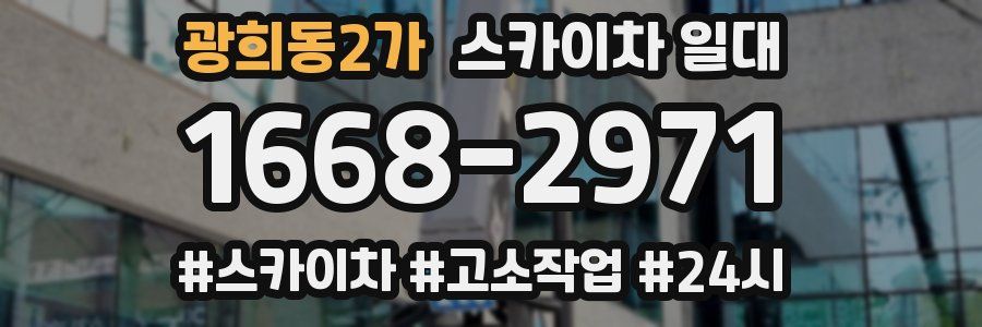 광희동2가 스카이차 일대