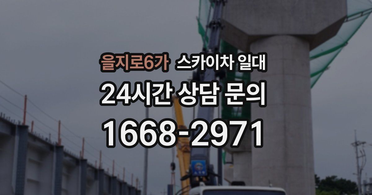 을지로6가 스카이차 일대