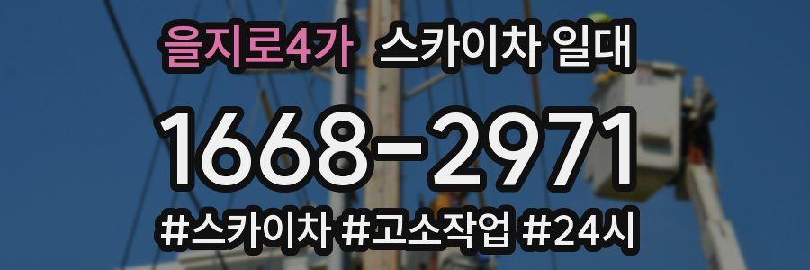 을지로4가 스카이차 일대