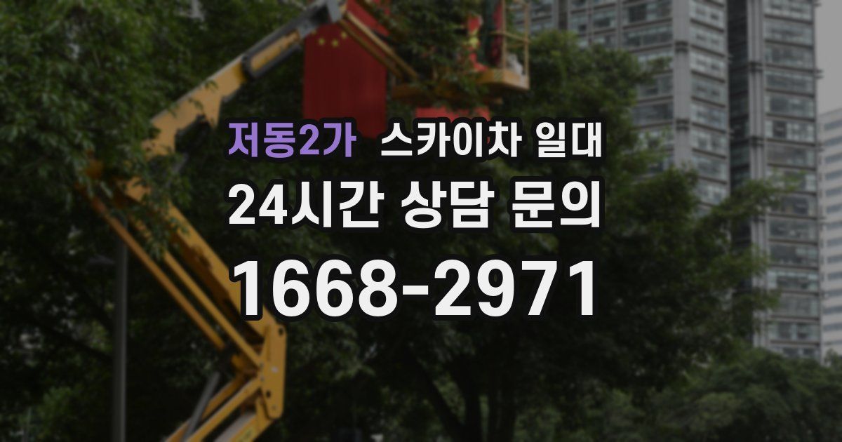 저동2가 스카이차 일대