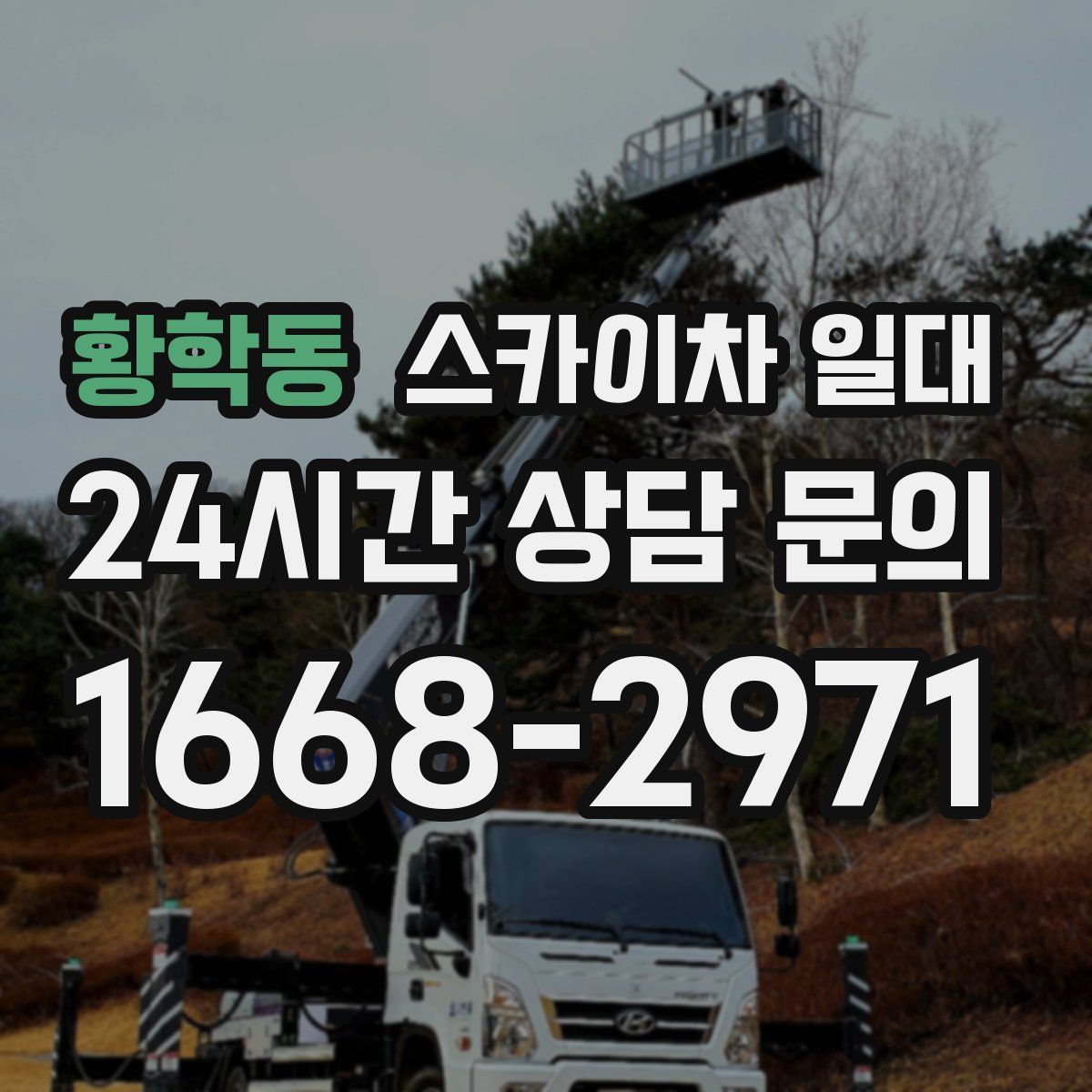 황학동 스카이차 일대
