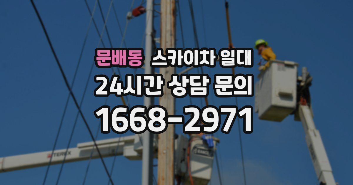 문배동 스카이차 일대