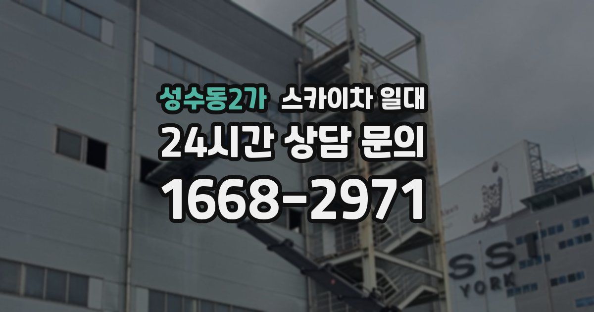 성수동2가 스카이차 일대