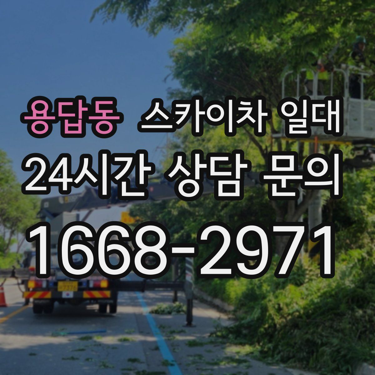 용답동 스카이차 일대