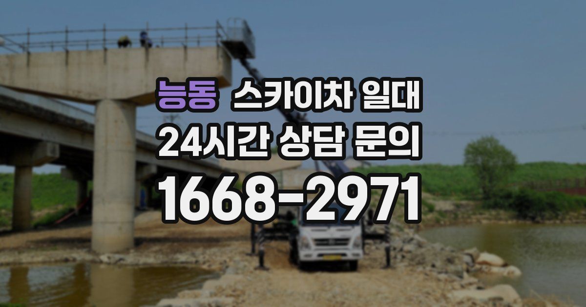 능동 스카이차 일대