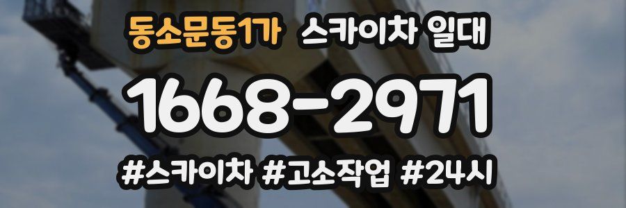 동소문동1가 스카이차 일대
