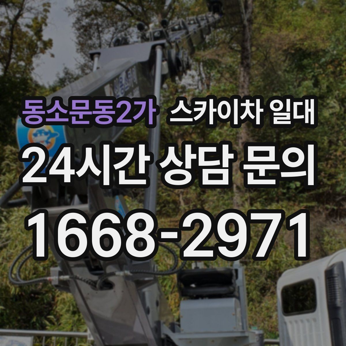 동소문동2가 스카이차 일대 장비 운용 경험이 부족할 때 보는 기준