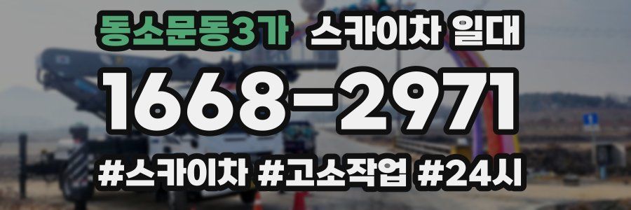 동소문동3가 스카이차 일대