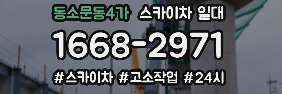 동소문동4가 스카이차 일대