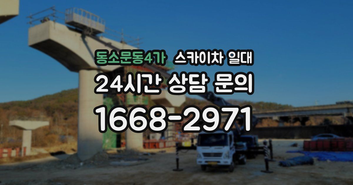 동소문동4가 스카이차 일대
