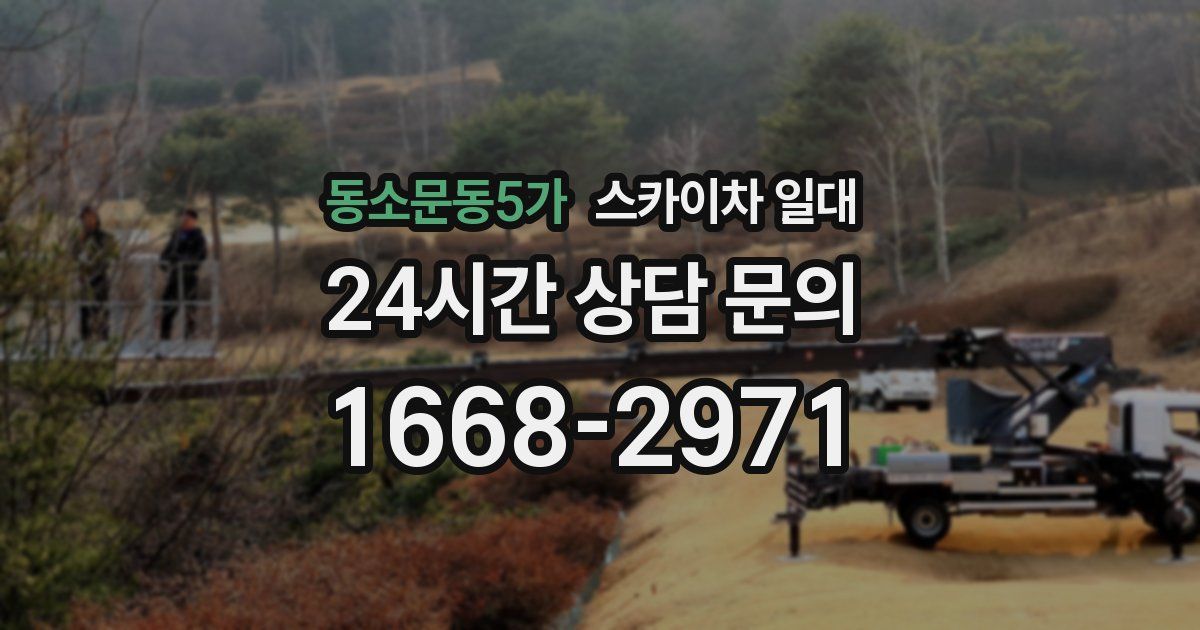 동소문동5가 스카이차 일대