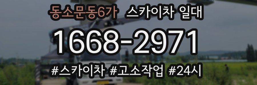 동소문동6가 스카이차 일대