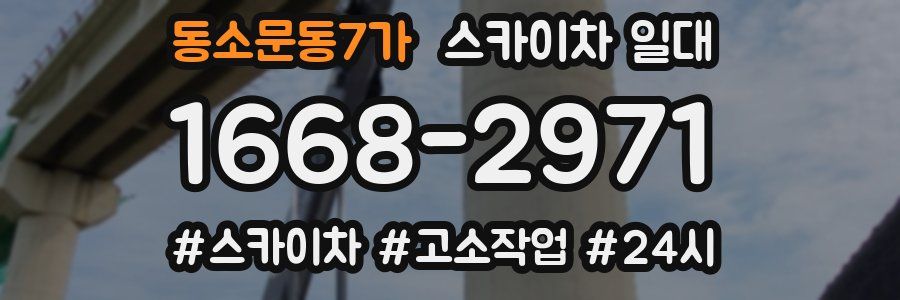 동소문동7가 스카이차 일대