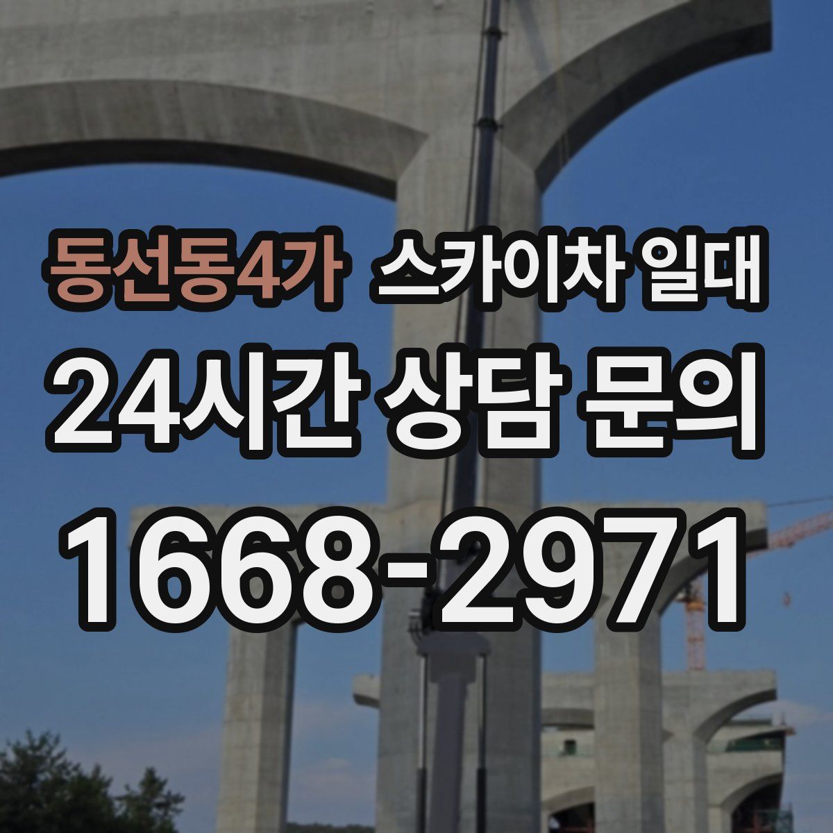 동선동4가 스카이차 일대