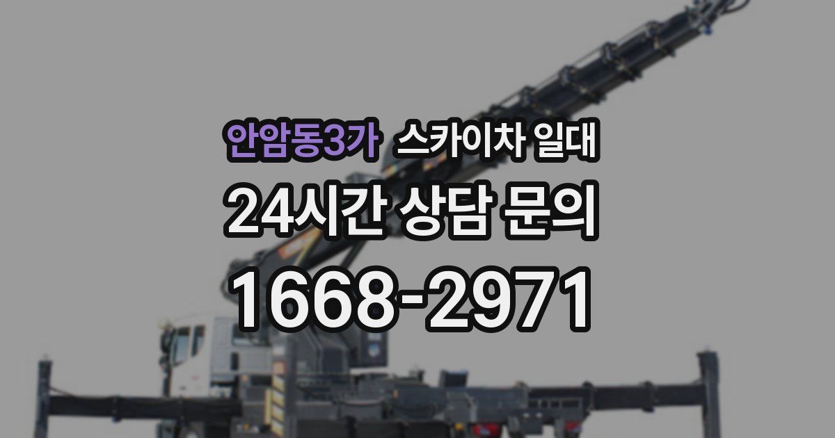 안암동3가 스카이차 일대