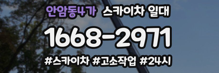 안암동4가 스카이차 일대