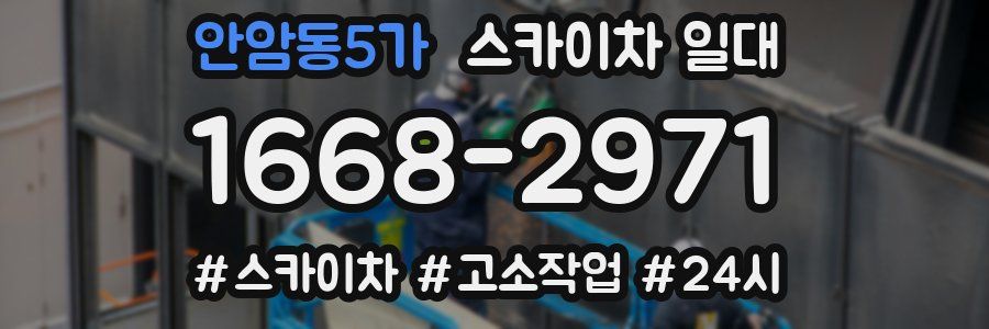 안암동5가 스카이차 일대
