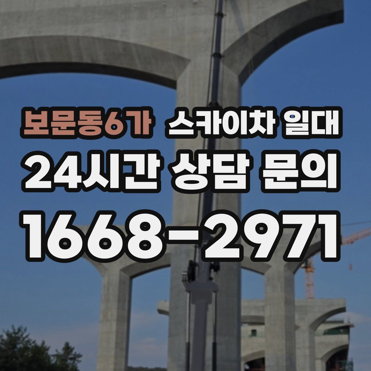 보문동6가 스카이차 일대