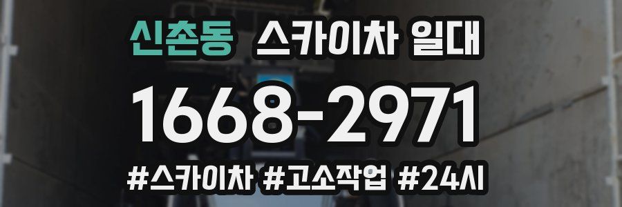 신촌동 스카이차 일대
