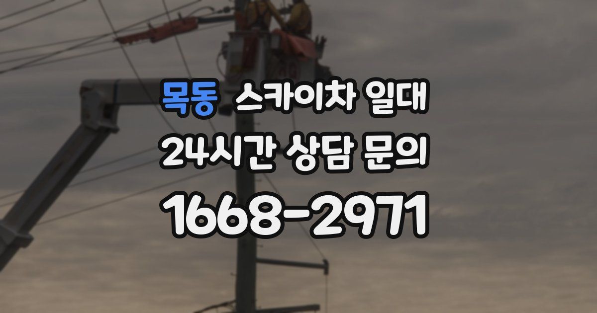목동 스카이차 일대