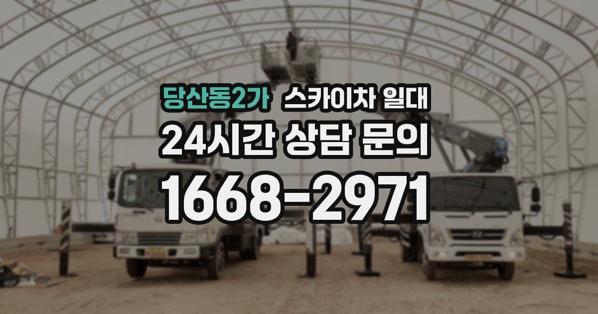당산동2가 스카이차 일대