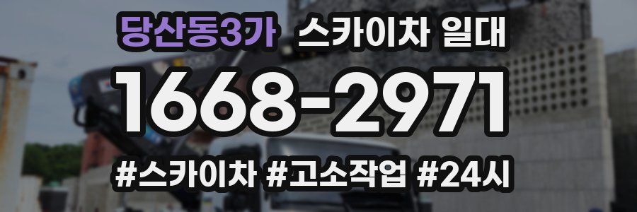 당산동3가 스카이차 일대