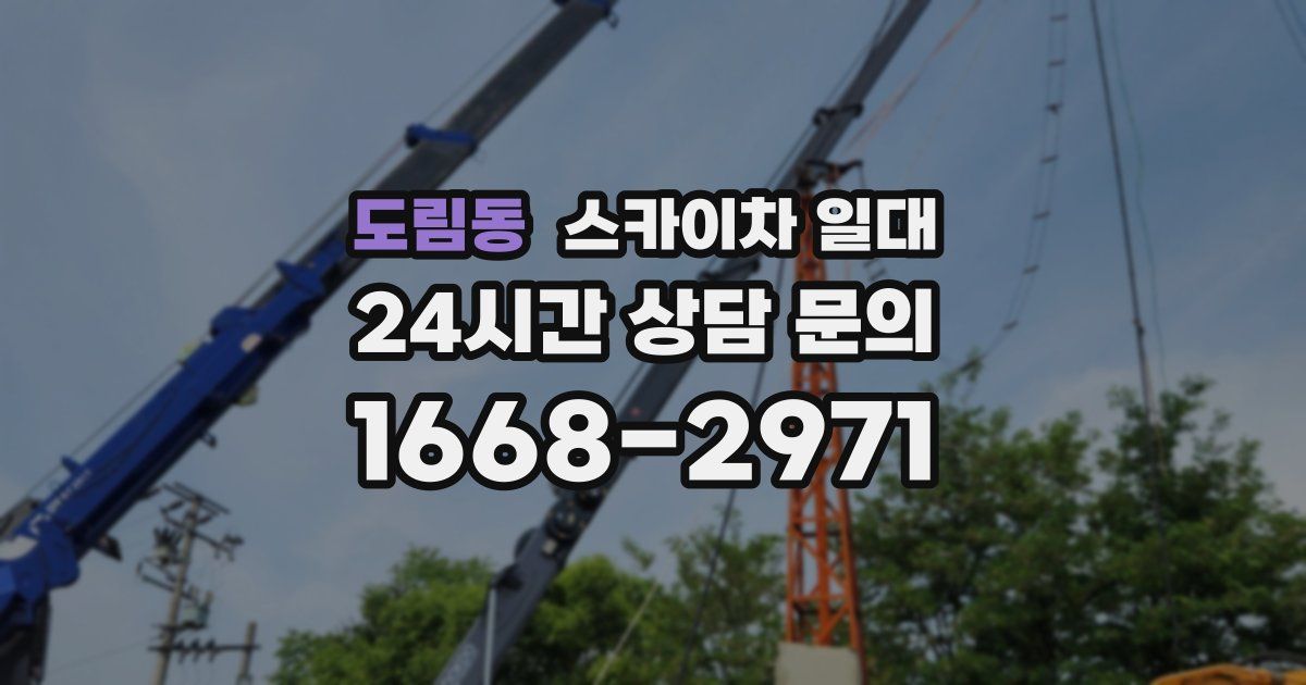 도림동 스카이차 일대