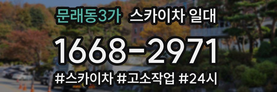 문래동3가 스카이차 일대
