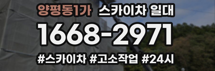 양평동1가 스카이차 일대