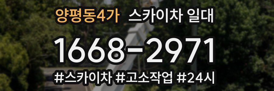 양평동4가 스카이차 일대
