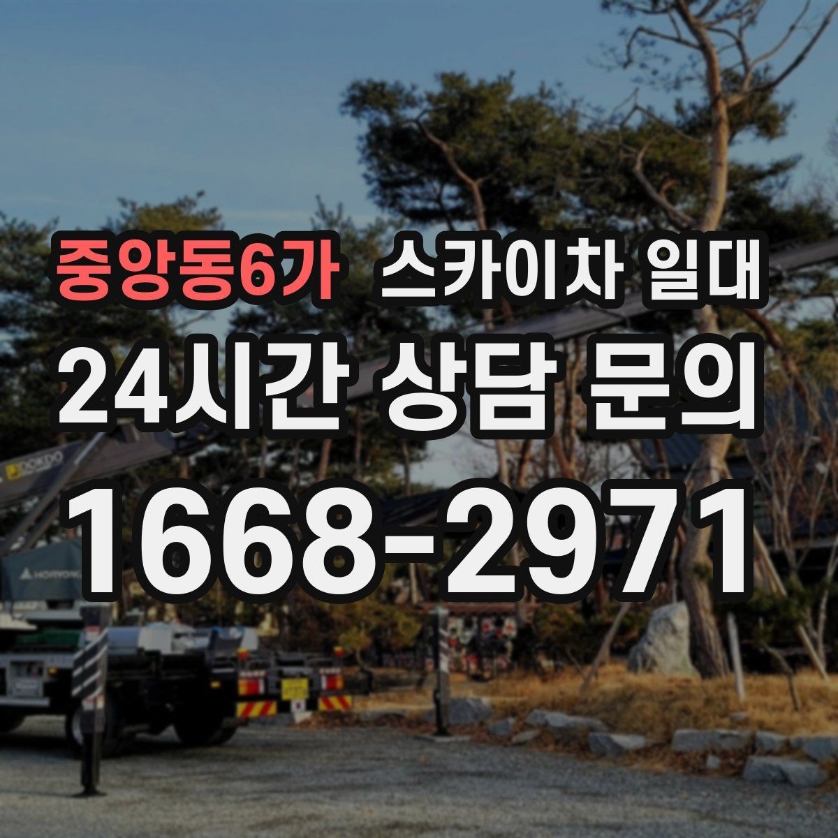 중앙동6가 스카이차 일대 사용 전 알아두면 좋은 주의점