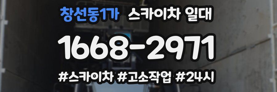 창선동1가 스카이차 일대