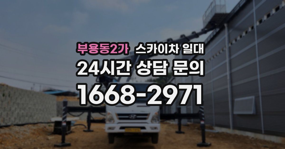 부용동2가 스카이차 일대