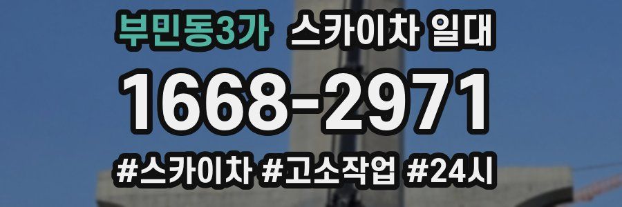 부민동3가 스카이차 일대