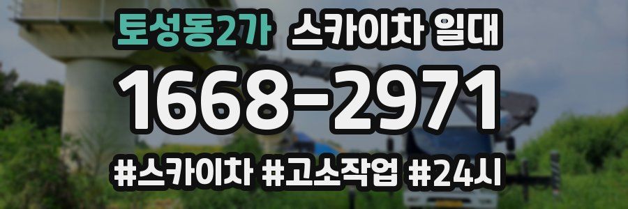 토성동2가 스카이차 일대