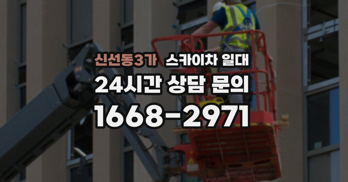 신선동3가 스카이차 일대