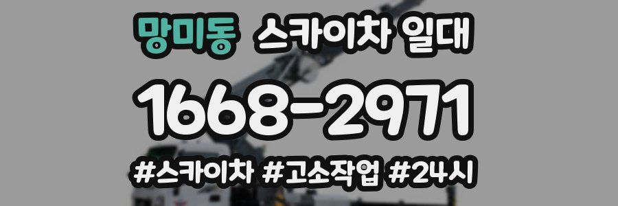 망미동 스카이차 일대