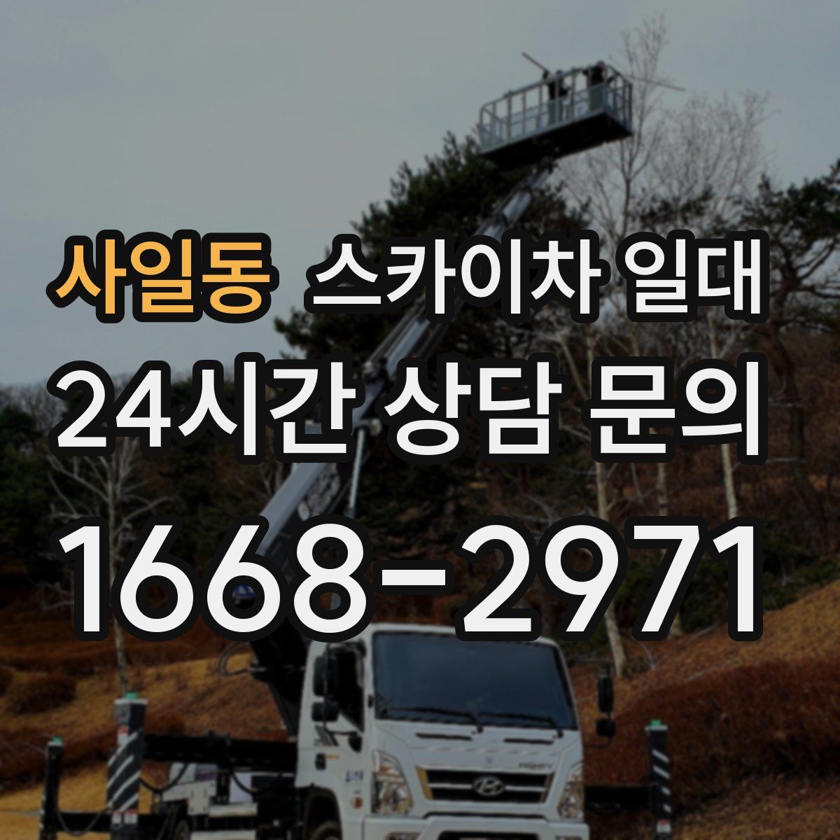 사일동 스카이차 일대
