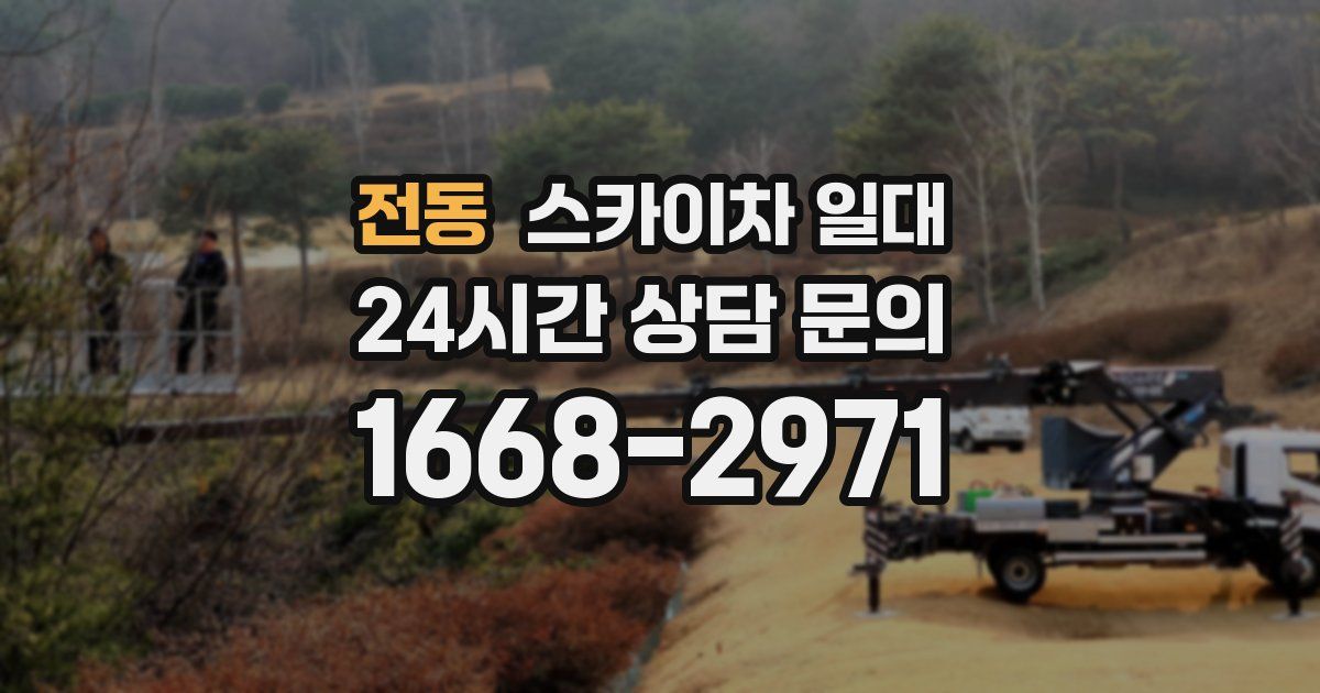 전동 스카이차 일대