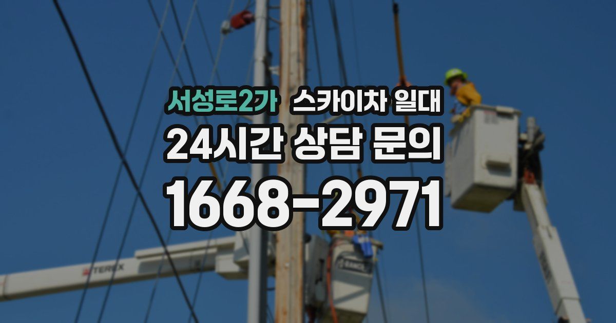 서성로2가 스카이차 일대