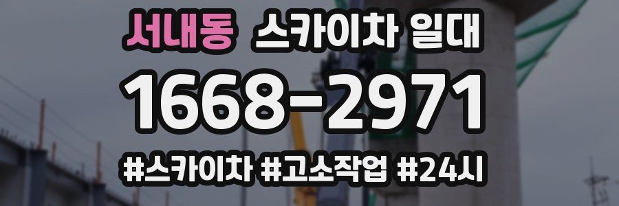 서내동 스카이차 일대