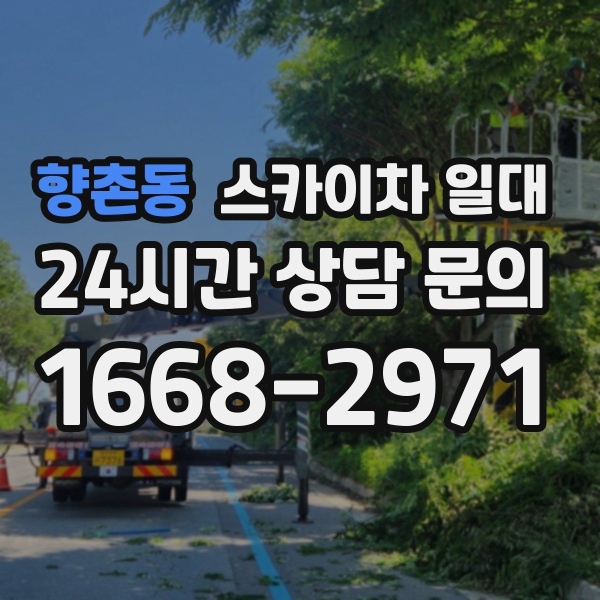 향촌동 스카이차 일대