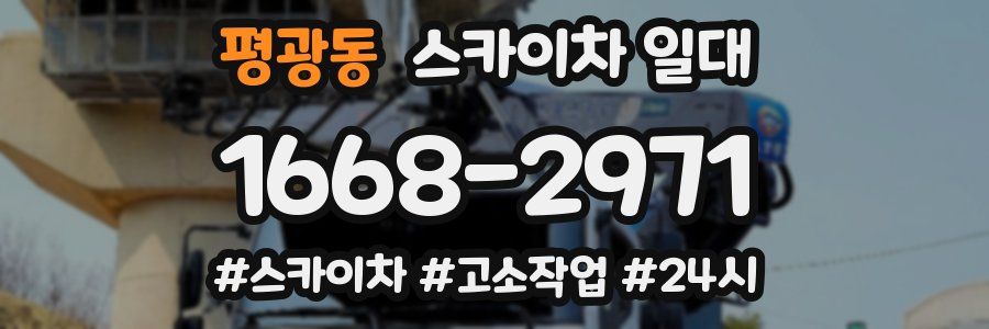 평광동 스카이차 일대