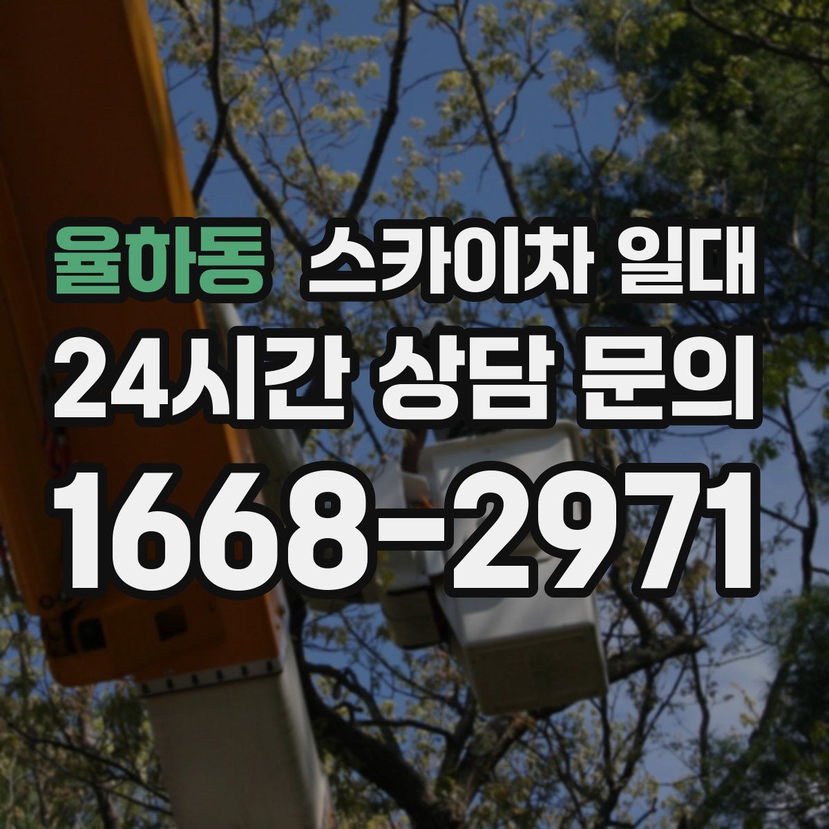 율하동 스카이차 일대
