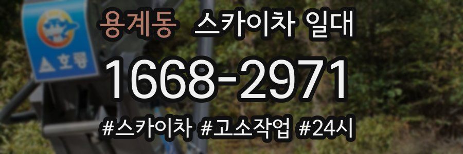 용계동 스카이차 일대