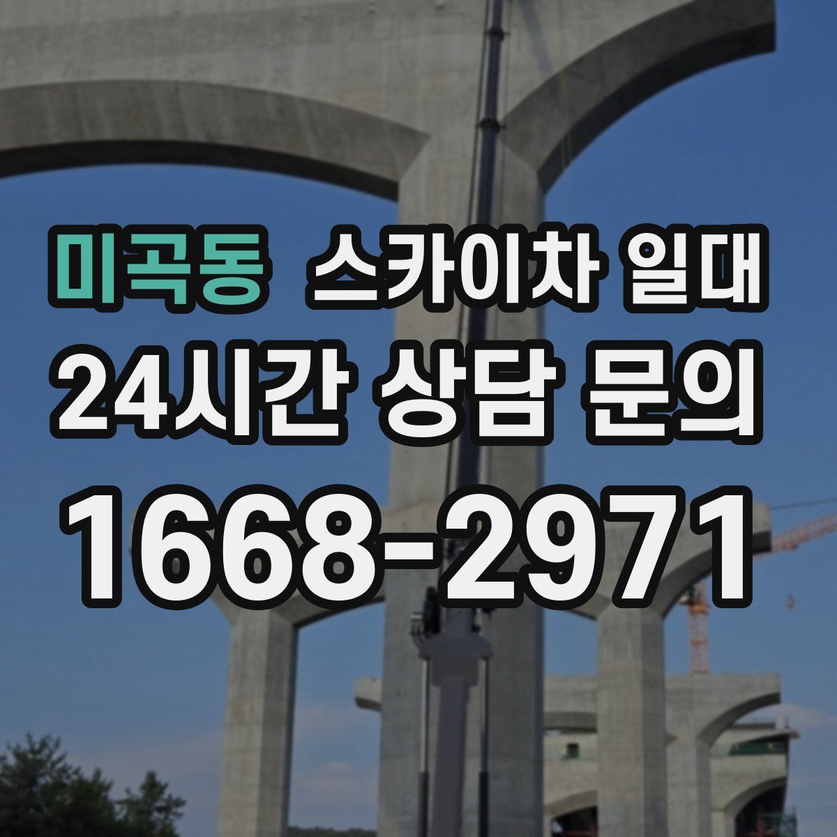 미곡동 스카이차 일대