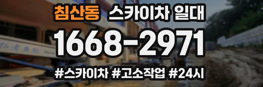 침산동 스카이차 일대