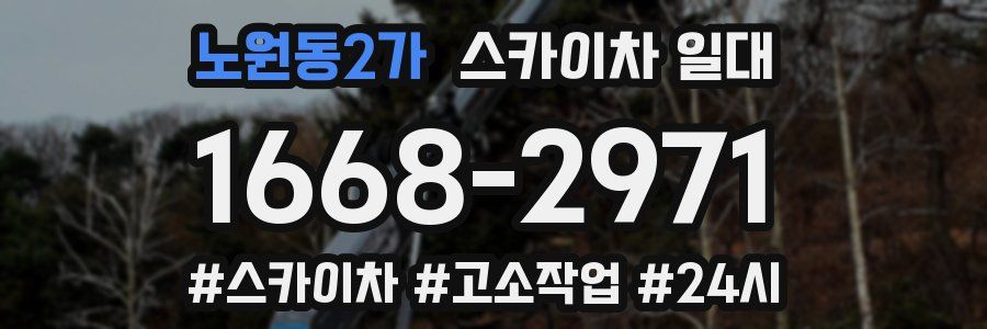 노원동2가 스카이차 일대