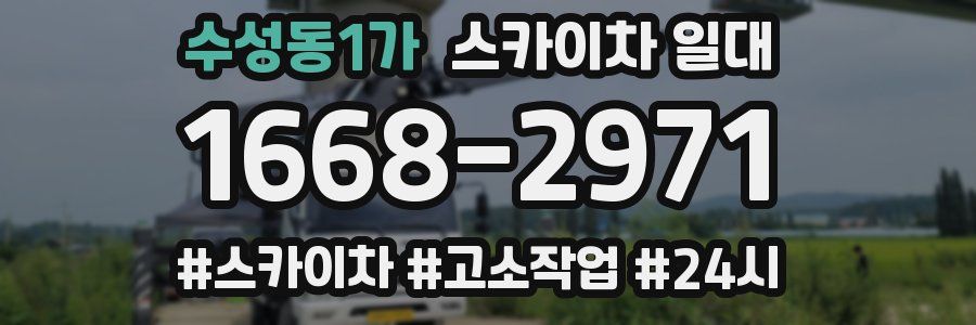 수성동1가 스카이차 일대